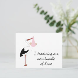 コウノトリ商品はがき ポストカード