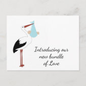 コウノトリ商品はがき ポストカード (正面)