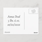 コウノトリ商品はがき ポストカード (裏面)