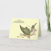 コウノトリ少女の赤ちゃんシャワー 案内状 (裏面)