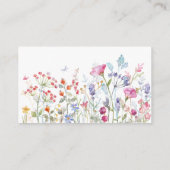 コウノトリ特別配達ベビーシャワーおむつラッフル エンクロージャーカード (裏面)