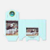 コウノトリ男の赤ちゃんシャワーブルージェムモノグラム フェイバーボックス (折り畳みなし)