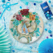 コウノトリ男の赤ちゃんシャワー ペーパープレート (パーティー)