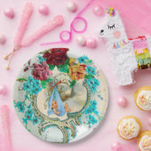 コウノトリ男の赤ちゃんシャワー ペーパープレート (パーティー)