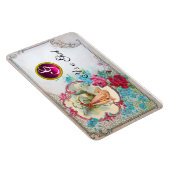 コウノトリ赤ちゃんガールシャワーモノグラム マグネット (右側)