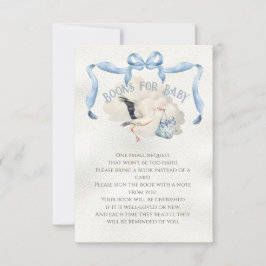 コウノトリ赤ちゃんシャワリボンベビー 招待状