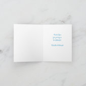 コウノトリ赤ちゃんシャワーブルーボーイ サンキューカード (内部)