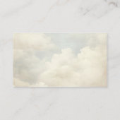 コウノトリ赤ちゃんシャワー中性おむつラッフルカード エンクロージャーカード (裏面)