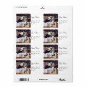 コウノトリ赤ちゃんシャワー3 ラベル (フルシート)