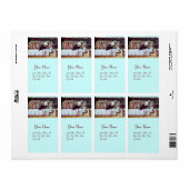 コウノトリ赤ちゃんシャワー3 ラベル (フルシート)