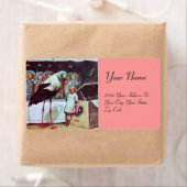 コウノトリ赤ちゃんシャワー3 ラベル (インサイチュ)