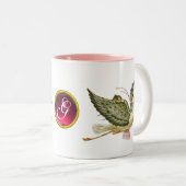 コウノトリ赤ちゃんシャワー ツートーンマグカップ (正面右)