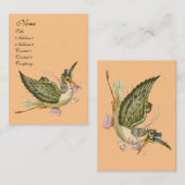 コウノトリ赤ちゃんシャワー 名刺 (正面/裏面)
