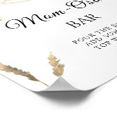 コウノトリ赤ちゃんシャワー – Momosaバーポスター ポスター (角)