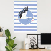 コウノトリ配達医務室かわいいポスターOBGYN ポスター (ホームオフィス)