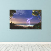 コウノトリ キャンバスプリント (インサイチュ (ウッドフロア))