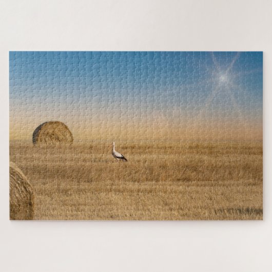 コウノトリ ジグソーパズル (横)