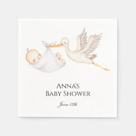 コウノトリ スタンダードカクテルナプキン