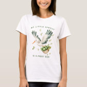 コウノトリ ベビーシャワー "My Little Sprout" Tシャツ (正面)