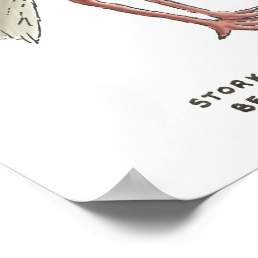 コウノトリ ポスター (角)