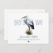 コウノトリ 案内ポストカード (正面/裏面)