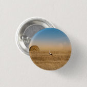 コウノトリ 缶バッジ (正面&裏面)