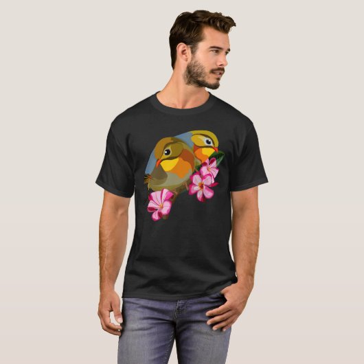 コウハクウグイス Tシャツ (正面フル)