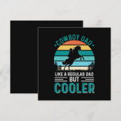 コウボーイおやじ 招待状 (正面/裏面)