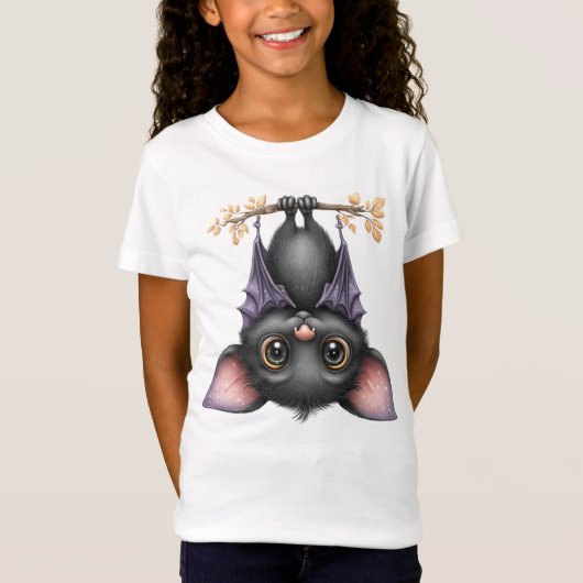 コウモリとたむろ中 Tシャツ (正面)