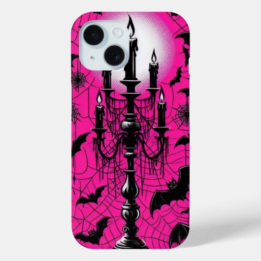 コウモリとキャンドル Case-Mate iPhoneケース (裏面)