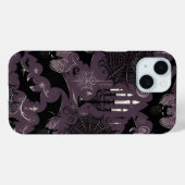 コウモリとクモの巣 Case-Mate iPhoneケース (裏面 (横))