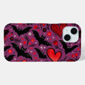 コウモリとハート Case-Mate iPhoneケース (裏面 (横))