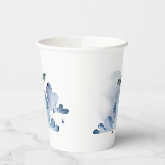 コウモリと雲 紙コップ (左)