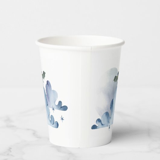 コウモリと雲 紙コップ (右)