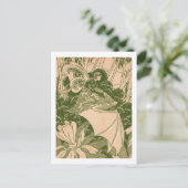 コウモリの妖精 ポストカード (スタンド正面)