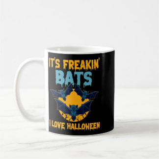 コウモリの男はハロウィン フルムーンのスプーキーなコウモリが大好き コーヒーマグカップ