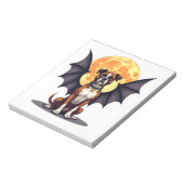 コウモリの羽ボクサーブリーフ ノートパッド (回転)