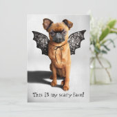 コウモリの翼を持つ犬 招待状 (スタンド正面)