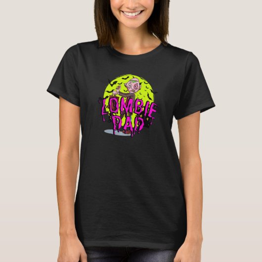 コウモリゾンビお父さん Tシャツ (正面)