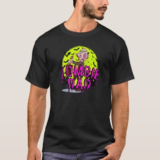 コウモリゾンビお父さん Tシャツ (正面)