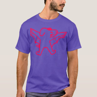 コウモリ犬少年友達 Tシャツ