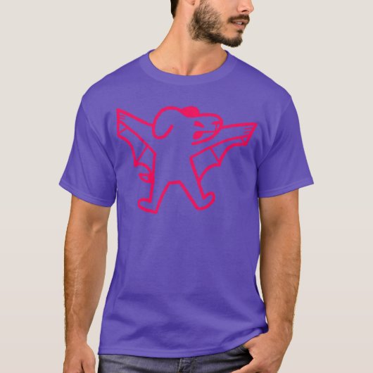コウモリ犬少年友達 Tシャツ (正面)