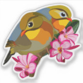コウライウグイス シール (正面)