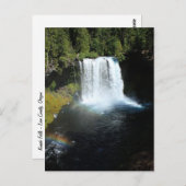 コオサ秋オレゴン滝はがき ポストカード (正面/裏面)