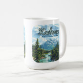 コオテナイ国立公園カナダブリティッシュコロンビア コーヒーマグカップ (正面右)