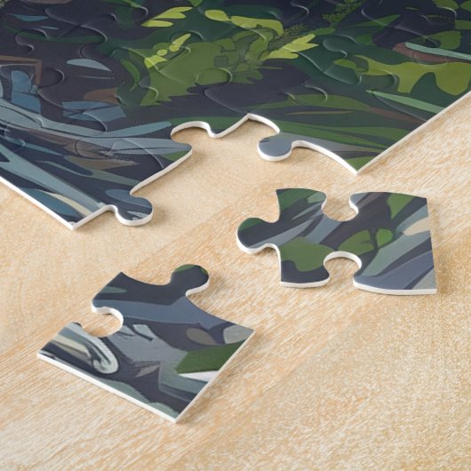 コオテナイ国立公園カナダブリティッシュコロンビア ジグソーパズル (側面)