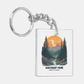 コオテネー国立公園へようこそ キーホルダー (正面左)