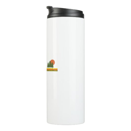 コオテネー国立公園松の木の太陽 タンブラー (回転右)