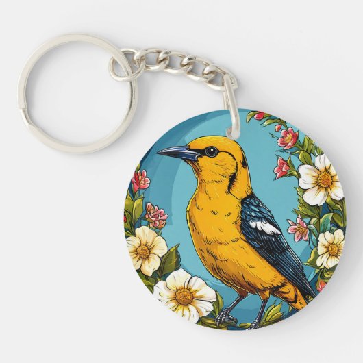 🐦 コオリガイの庭の花咲くチャームギフト 🐦 キーホルダー (正面)