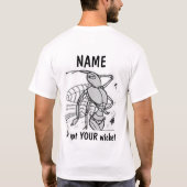 コオロギのチームワイシャツ Tシャツ (裏面)